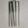 Galvanized Anti-Rust Ground Stakes Staples U Shaped Securing Nail Pin for Weed Control